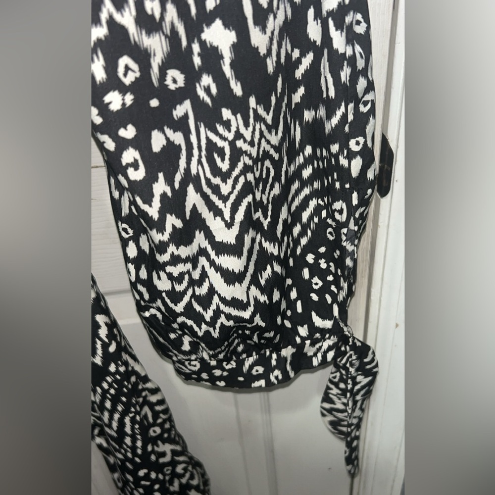 Kori black and white animal print jumpsuit #jumpsuit #animalprint - Picture 3 of 8